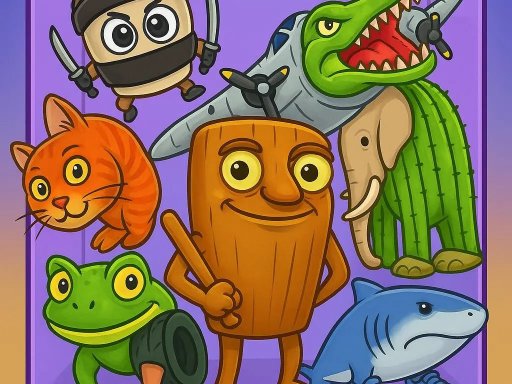 Animal Merge: AI Brainrot Game image