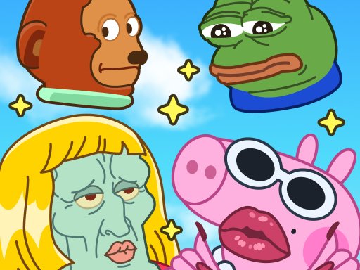 Meme Merge Drop: Funny Puzzle image